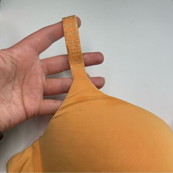 Victoria's Secret Orange t-shirt push-up full coverage Bra 36DD - Picture 3 of 11